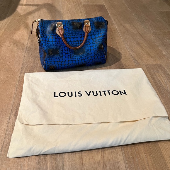 Louis Vuitton Limited Edition Speedy Blue - Picture 2 of 15